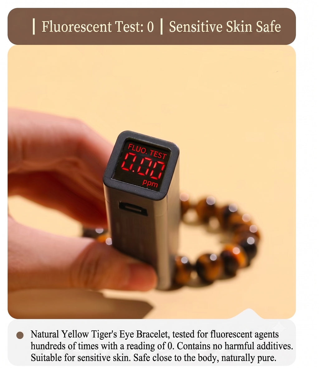 Tiger Eye Stone Bracelet | Collector's Grade | Cat Eye Effect